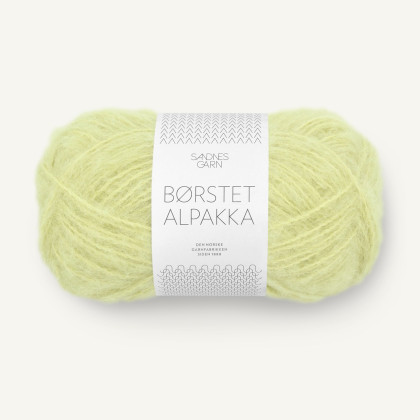 BØRSTET ALPAKKA - LIME PUNCH (9523)