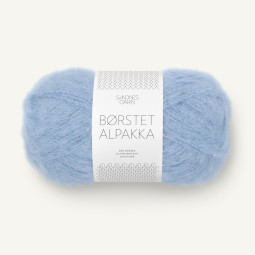 BØRSTET ALPAKKA - LYS BLÅ (6003)