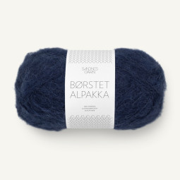 BØRSTET ALPAKKA - MARINE (5575)