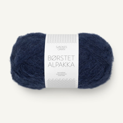 BØRSTET ALPAKKA - MARINE (5575)