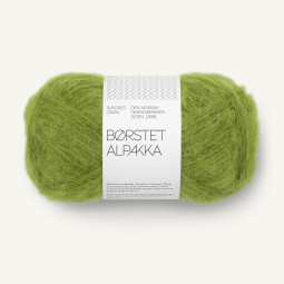 BØRSTET ALPAKKA - MATCHA (9564)