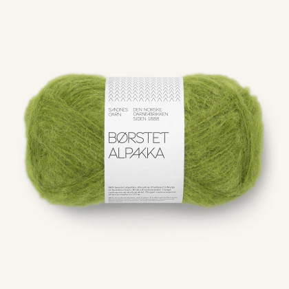 BØRSTET ALPAKKA - MATCHA (9564)