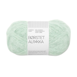 BØRSTET ALPAKKA - MINT GREEN (7911)