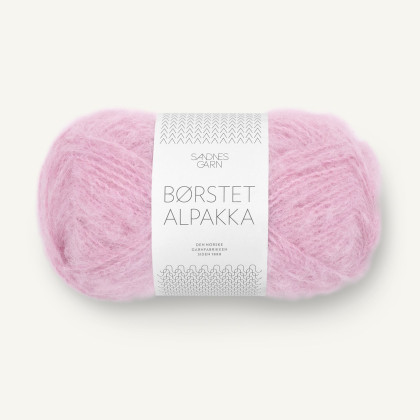 BØRSTET ALPAKKA - PINK LILAC (4813)