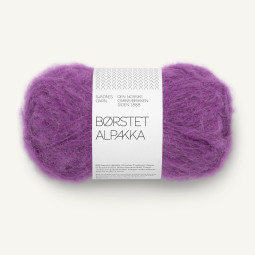BØRSTET ALPAKKA - PLUM (5045)