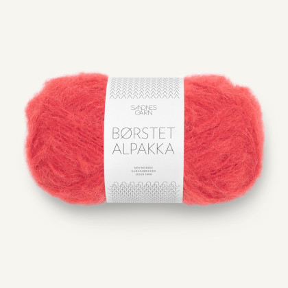 BØRSTET ALPAKKA - POPPY (4008)