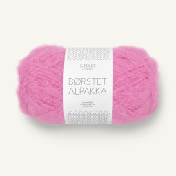 BØRSTET ALPAKKA - SHOCKING PINK (4626)