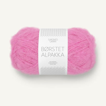BØRSTET ALPAKKA - SHOCKING PINK (4626)