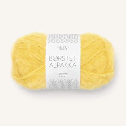 BØRSTET ALPAKKA - SOLGUL (2016)
