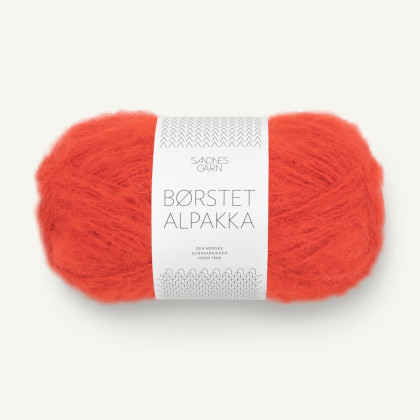BØRSTET ALPAKKA - SPICY ORANGE (3819)