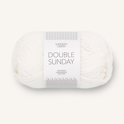 DOUBLE SUNDAY - HVIT (1001)