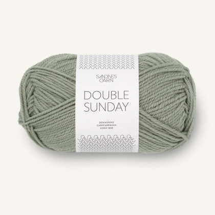 DOUBLE SUNDAY - STØVET LYS GRØNN (8521)