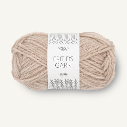 FRITIDSGARN - LYS BEIGEMELERT (3021)