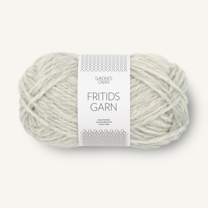 FRITIDSGARN - LYS GRÅMELERT (1021)