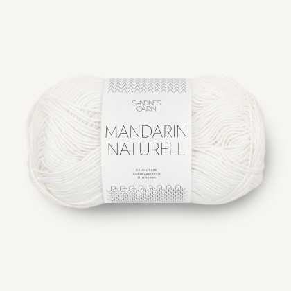 MANDARIN NATURELL - HVIT (1001)