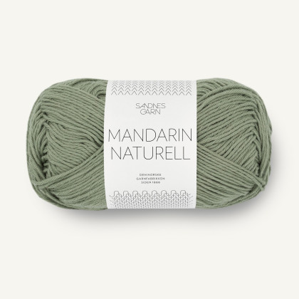 MANDARIN NATURELL - STØVET LYS GRØNN (9041)