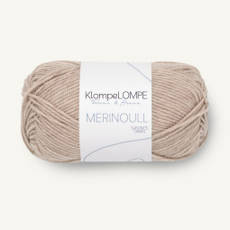 MERINOULL KlompeLOMPE - BEIGEMELERT (2650)