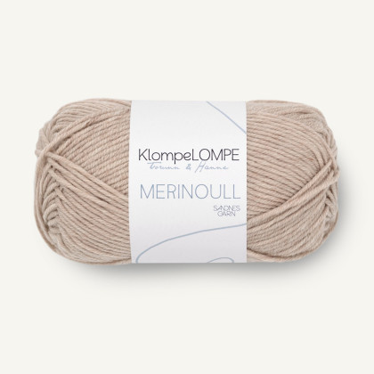MERINOULL KlompeLOMPE - BEIGEMELERT (2650)