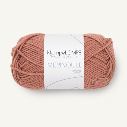 MERINOULL KlompeLOMPE - BRUNROSA (3544)