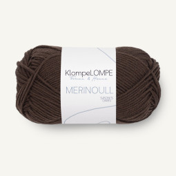 MERINOULL KlompeLOMPE - MØRK BRUN (3081)