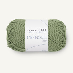 MERINOULL KlompeLOMPE - MØRK PUDDERGRØNN (9052)