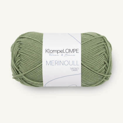 MERINOULL KlompeLOMPE - MØRK PUDDERGRØNN (9052)
