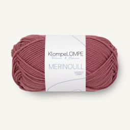 MERINOULL KlompeLOMPE - MØRK PUDDERROSA (4344)