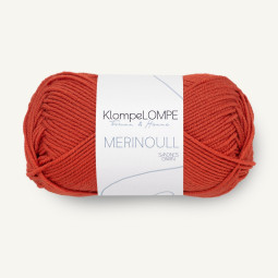 MERINOULL KlompeLOMPE - RØD TELG (3837)