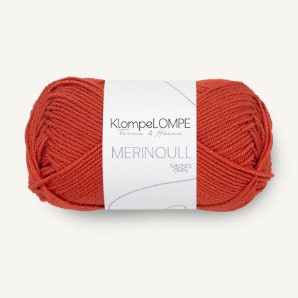 MERINOULL KlompeLOMPE - RØD TELG (3837)