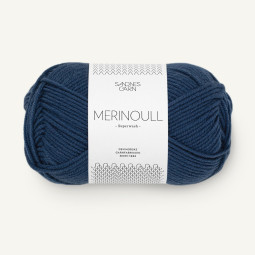 MERINOULL - MØRK BLÅ (6062)