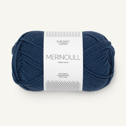 MERINOULL - MØRK BLÅ (6062)