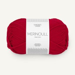MERINOULL - RØD (4219)