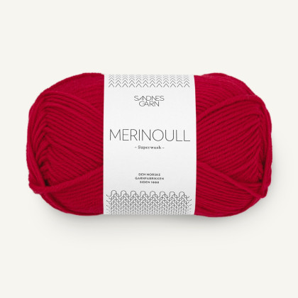 MERINOULL - RØD (4219)