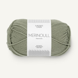 MERINOULL - STØVET LYS GRØNN (8521)