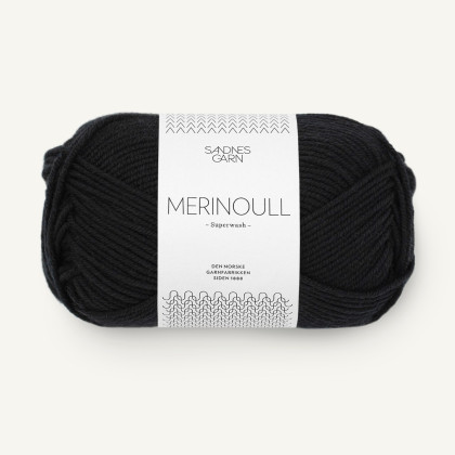 MERINOULL - SVART (1099)