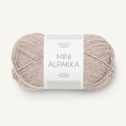 MINI ALPAKKA - BEIGEMELERT (2650)