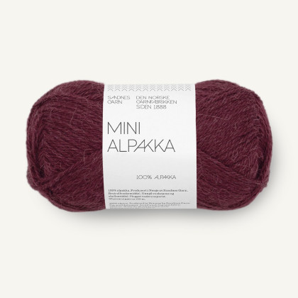 MINI ALPAKKA - DEEP BURGUNDY (4372)