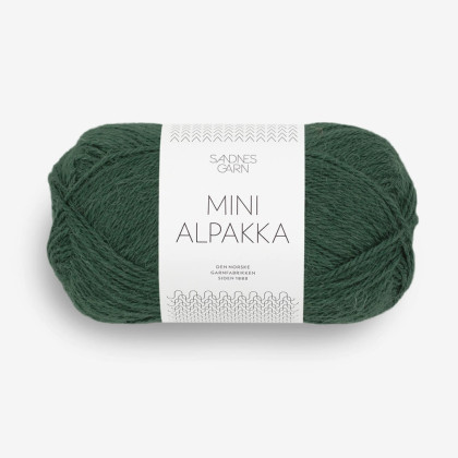 MINI ALPAKKA - DYP SKOGGRØNN (8581)