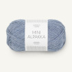 MINI ALPAKKA - LYS BLÅMELERT (6221)