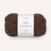 MINI ALPAKKA - MØRK BRUN (4071)
