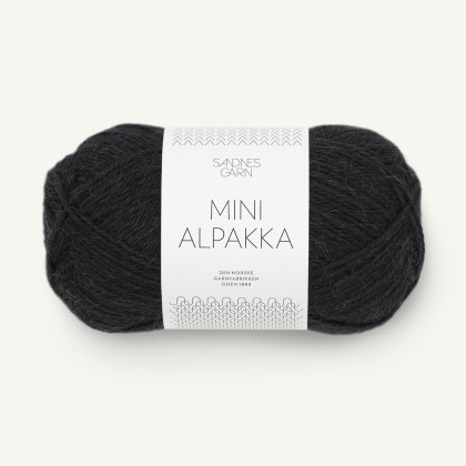 MINI ALPAKKA - SVART (1099)