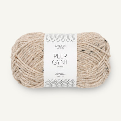 PEER GYNT - BEIGEMELERT NATUR TWEED (2730)