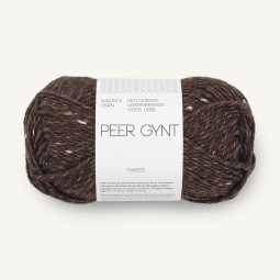 PEER GYNT - DARK BROWN TWEED (3085)