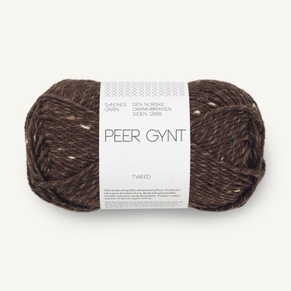 PEER GYNT - DARK BROWN TWEED (3085)