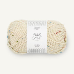 PEER GYNT - NATUR M/ TUTTI FRUTTI TWEED (1044)