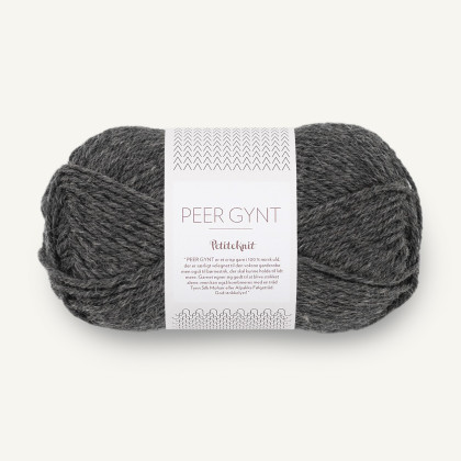 PEER GYNT PetiteKnit - CHARCOAL MELANGE (1065)