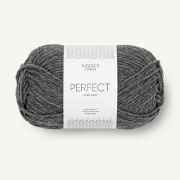PERFECT - MØRK GRÅMELERT (1053)