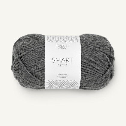 SMART - MØRK GRÅMELERT (1053)