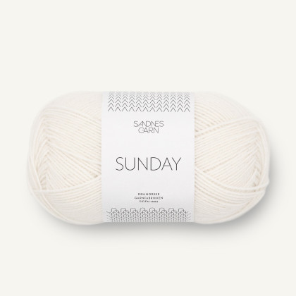 SUNDAY - HVIT (1001)