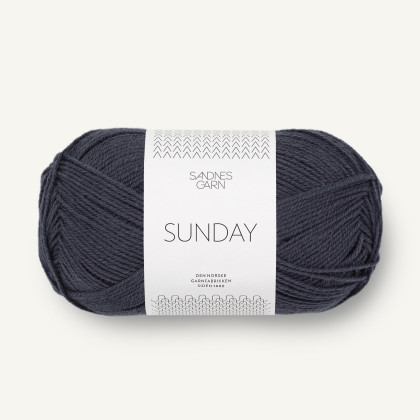 SUNDAY - MØRK GRÅBLÅ (6581)
